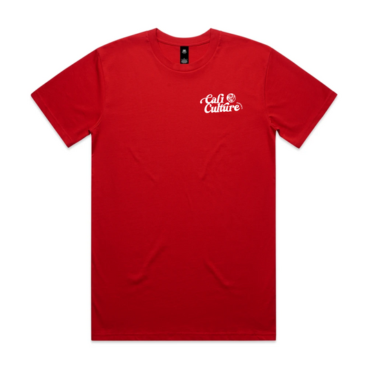 Red Day Tee - Men's White Logo