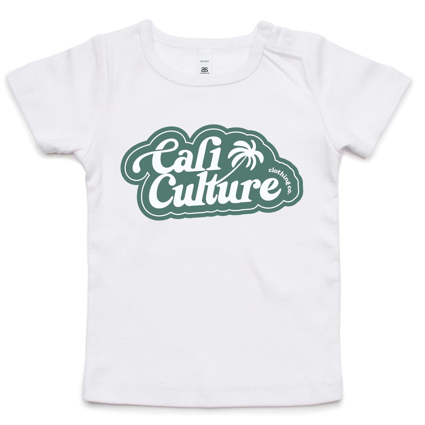 Cali Green Bubble Palm - Infant Tee