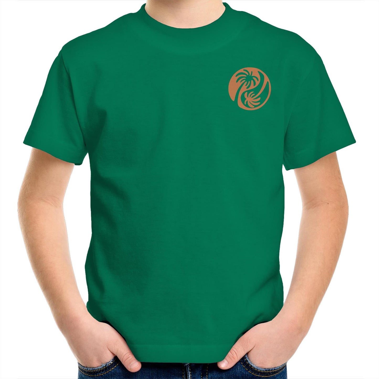Kids Bronze Ying Yang - Kids Tee