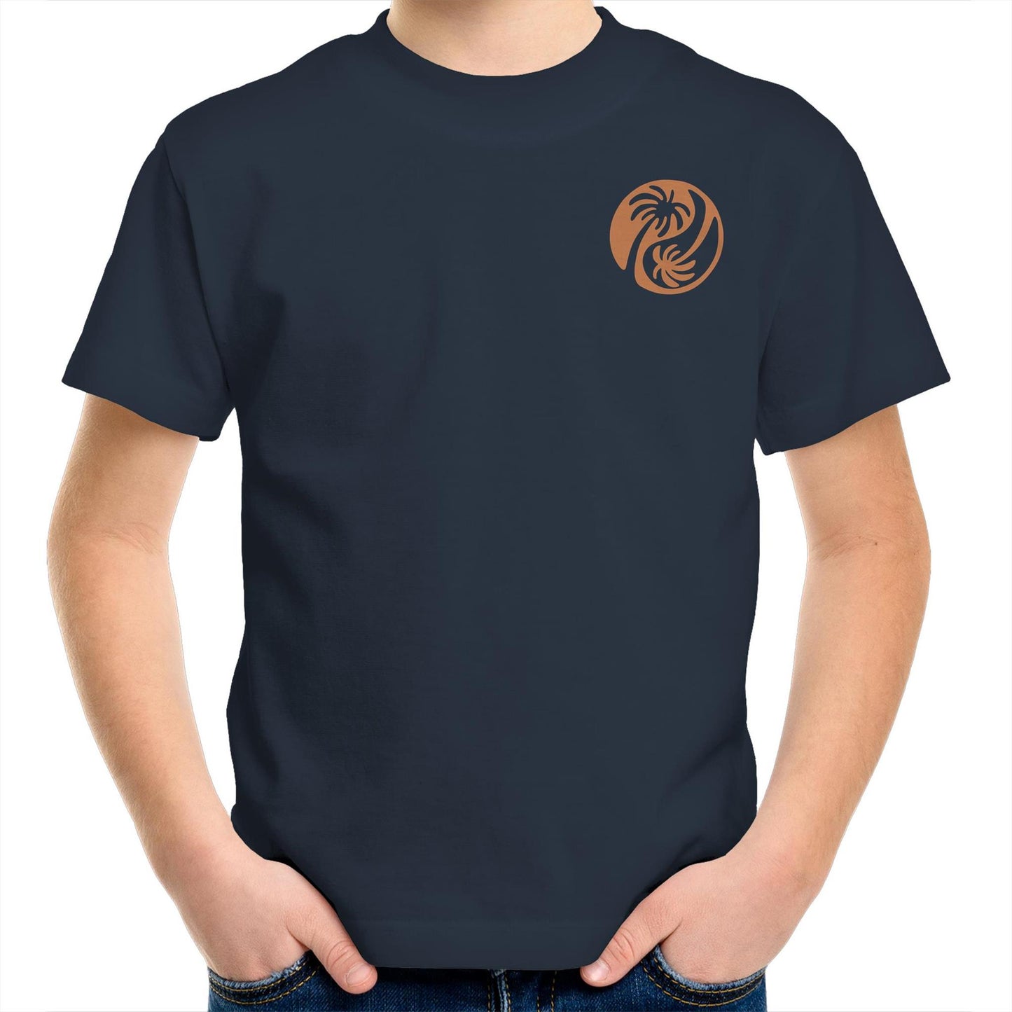 Kids Bronze Ying Yang - Kids Tee