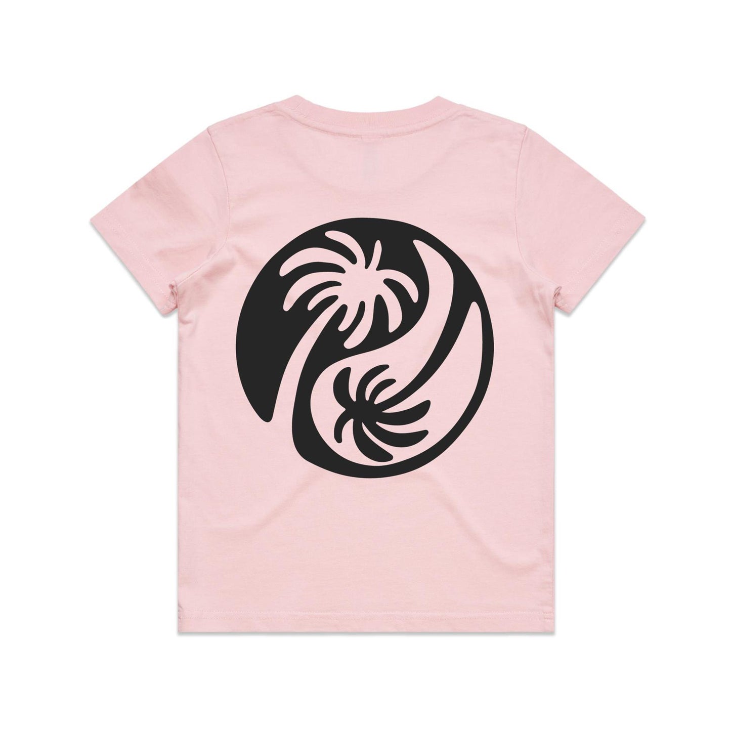 Youth Yin - Yang Palm Tee - Black Logo