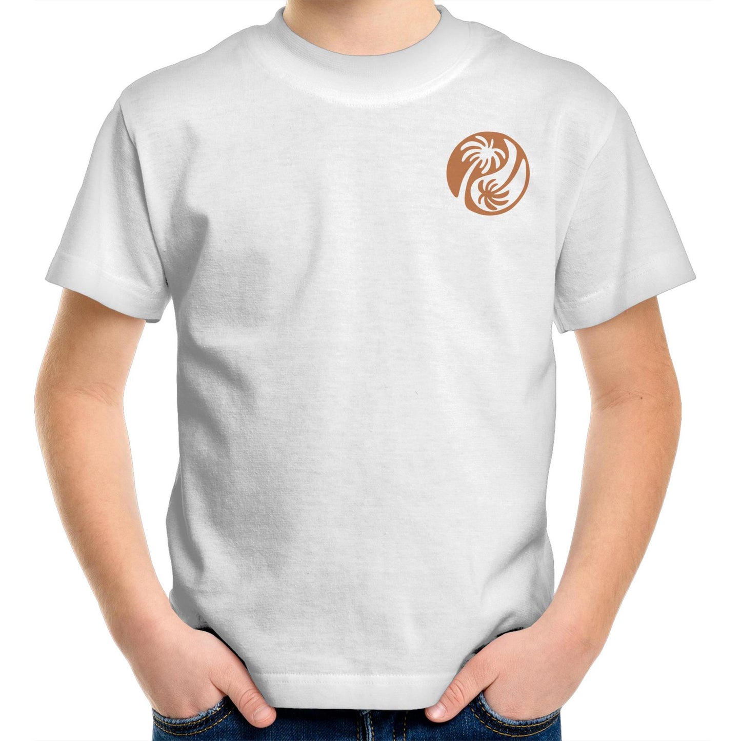 Kids Bronze Ying Yang - Kids Tee