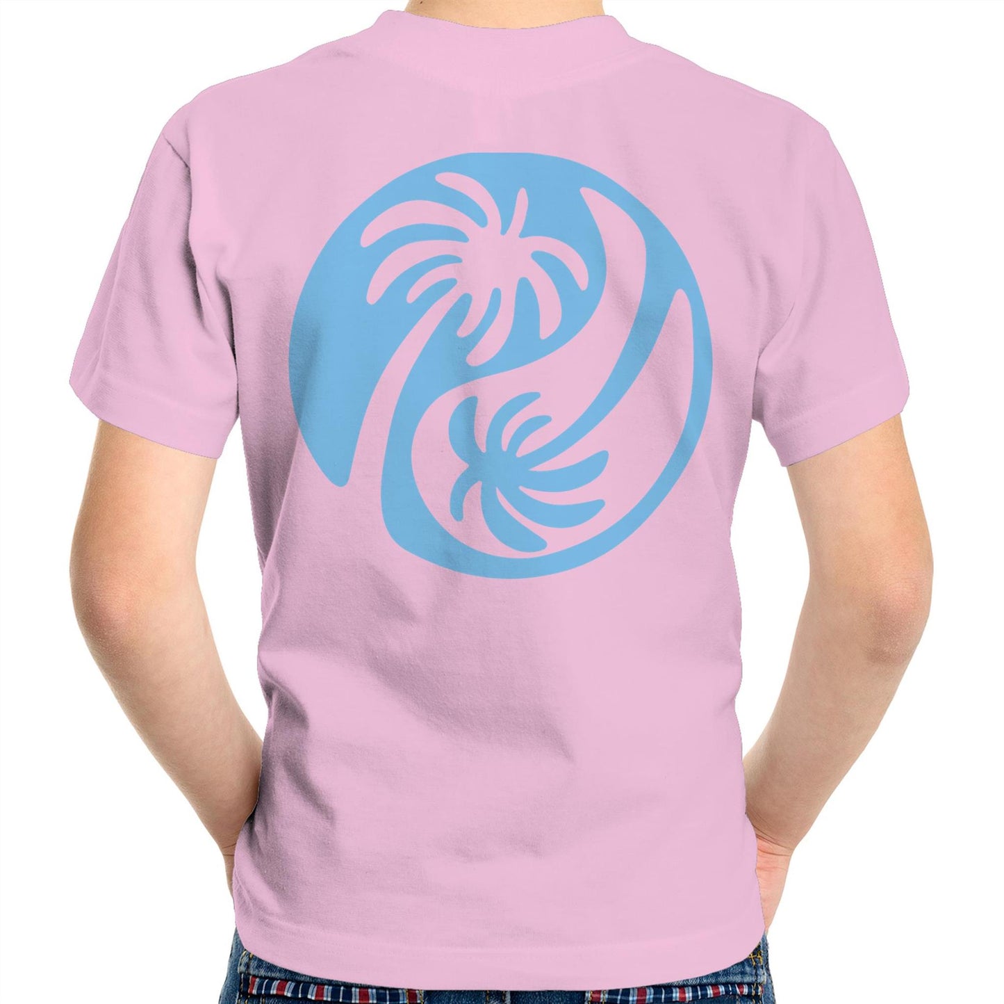 Cali Blue Ying Yang - Kids Tee