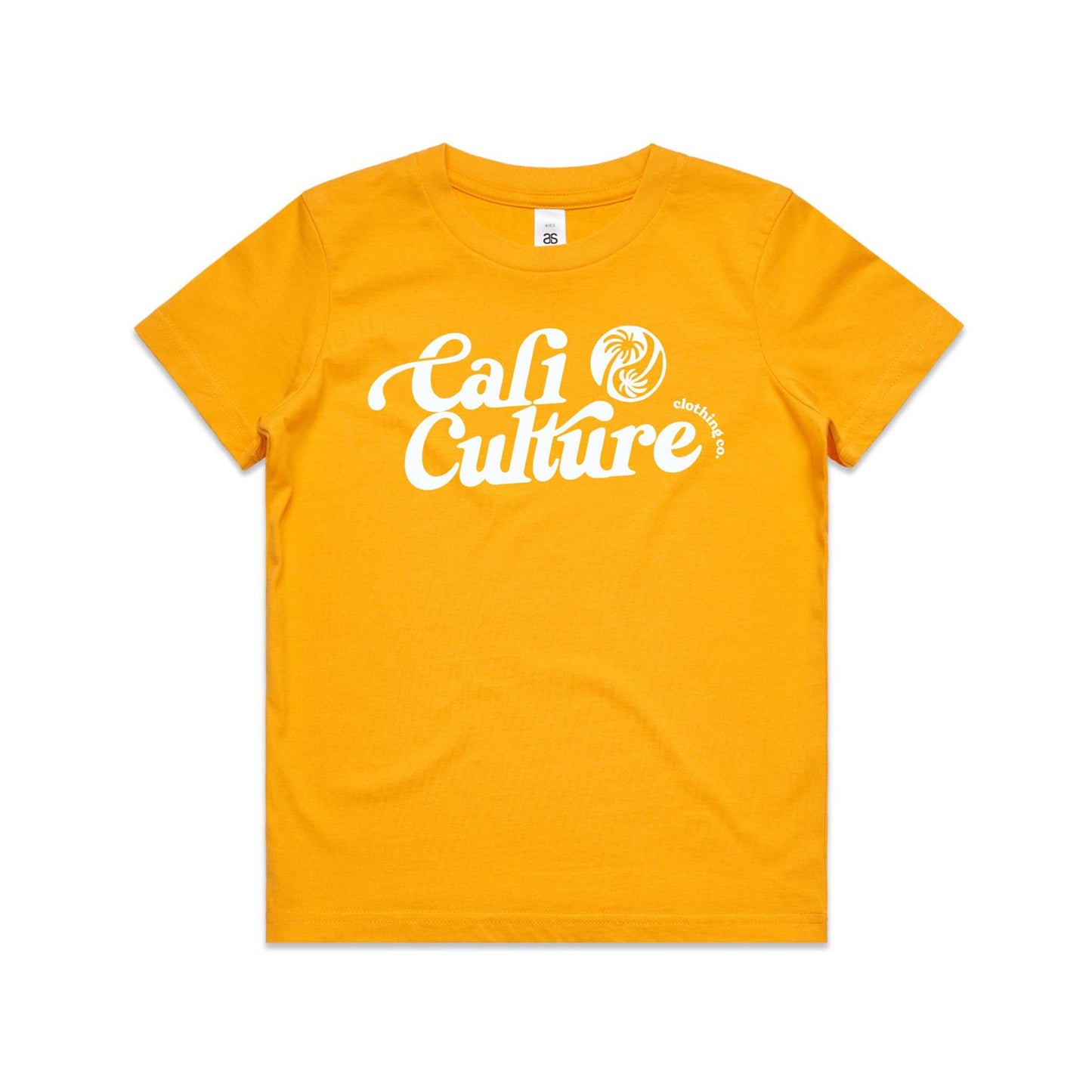 Yellow day Tee - Kids White Cali Culture