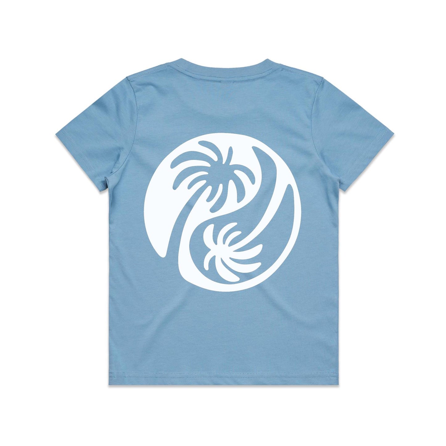 Youth Yin - Yang Palm Tee - White Logo