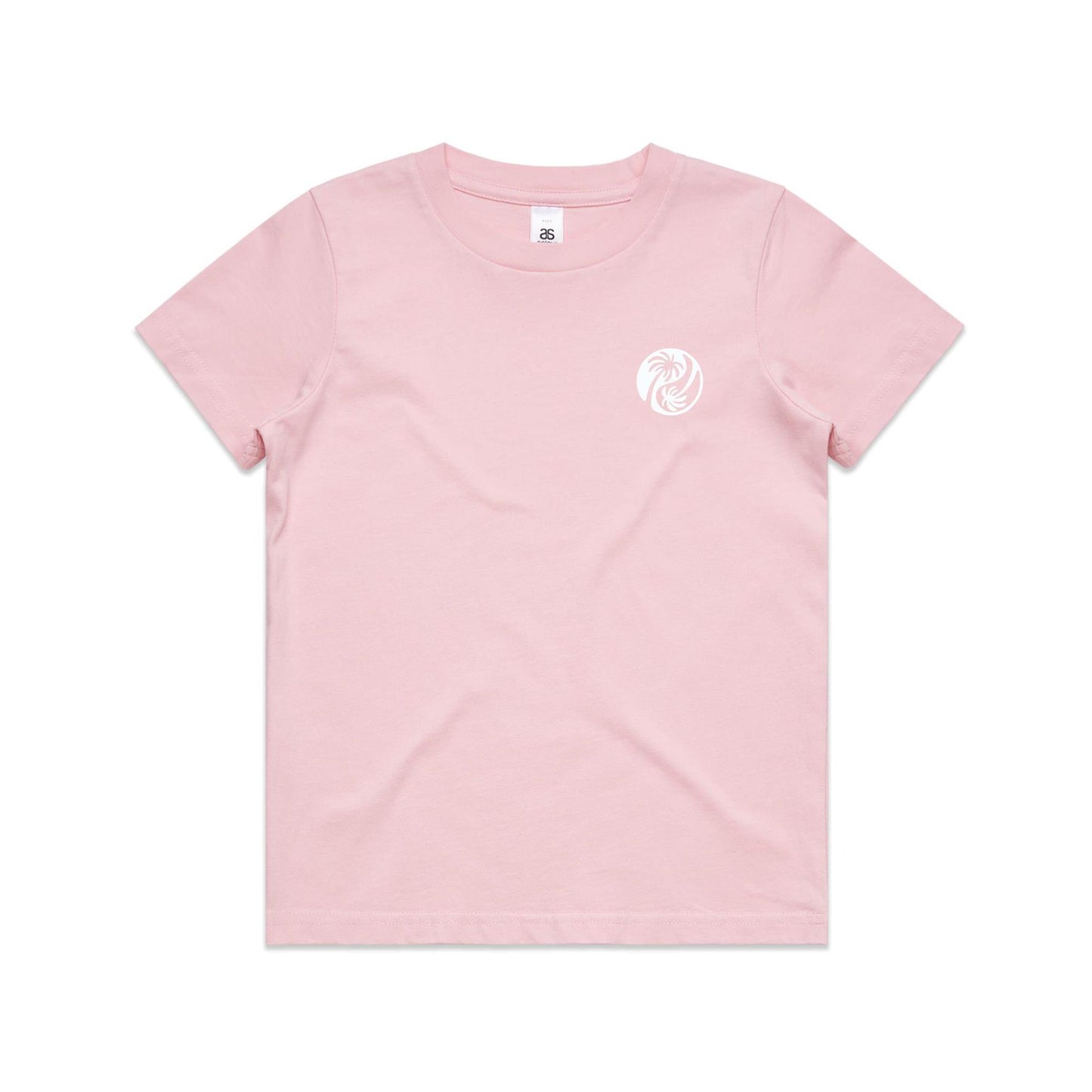 Youth Yin - Yang Palm Tee - White Logo