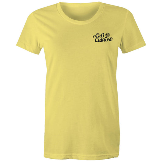 Yellow Day Tee - Women's Black Back Logo