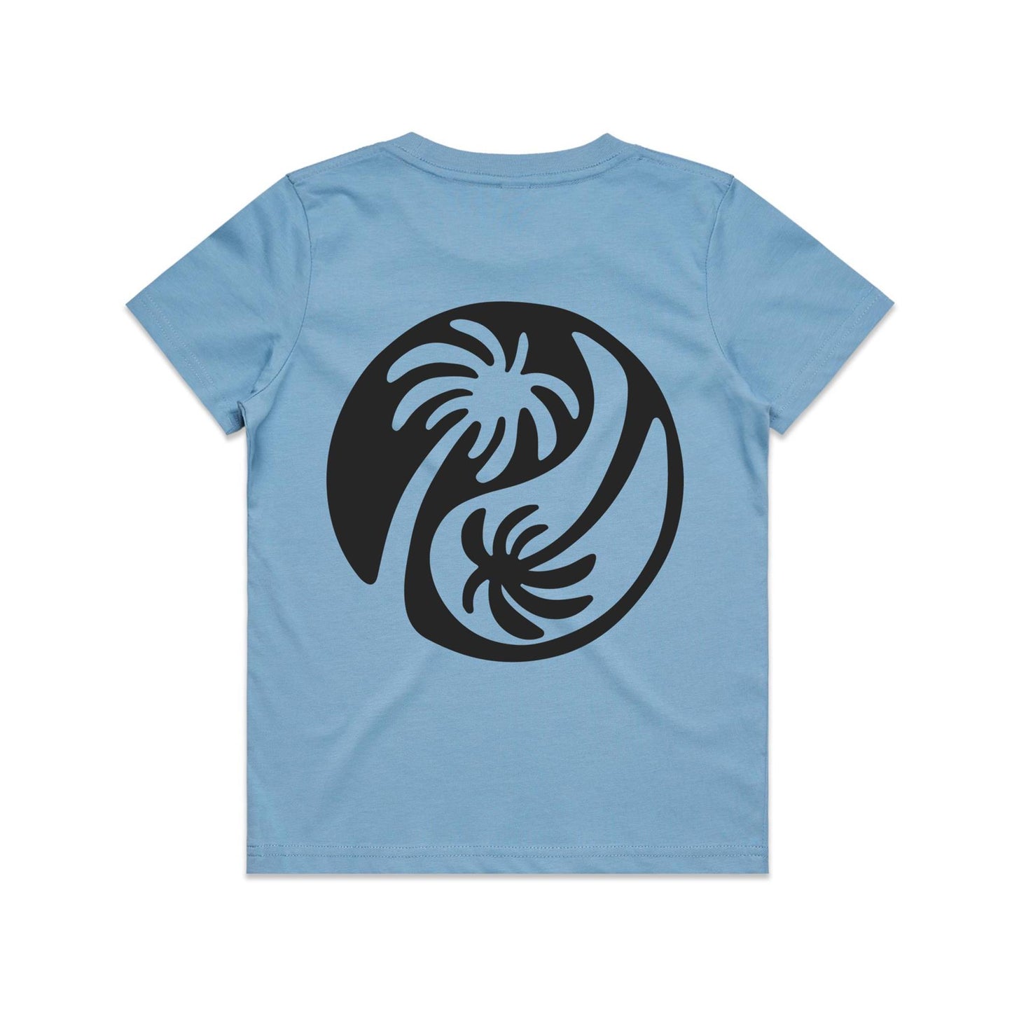 Youth Yin - Yang Palm Tee - Black Logo