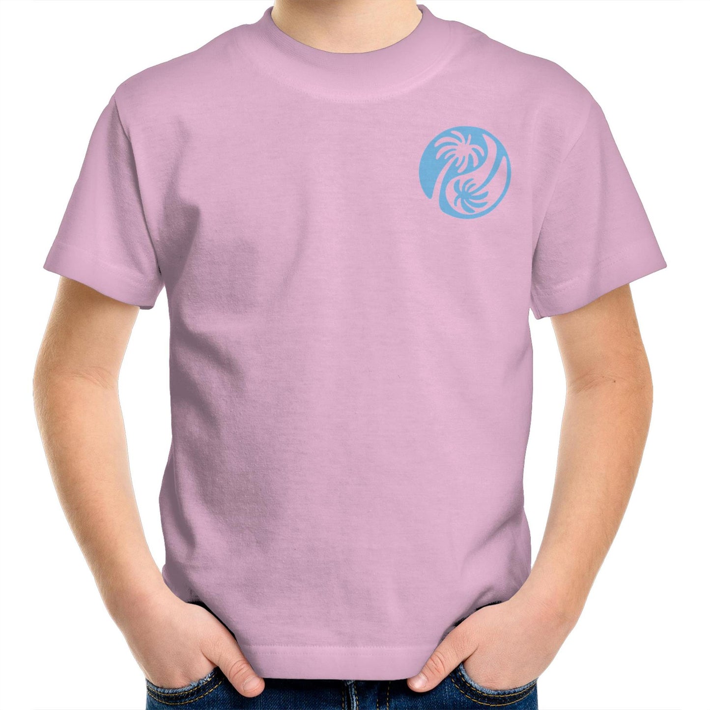 Cali Blue Ying Yang - Kids Tee