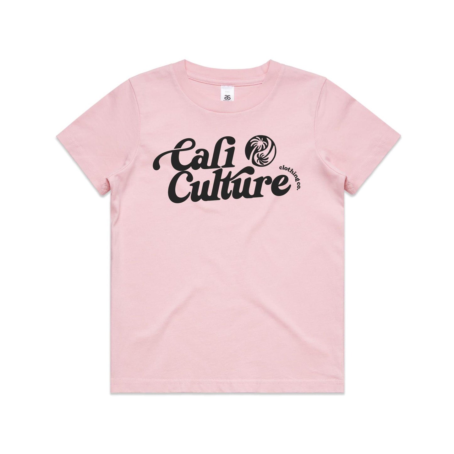 Pink Day Tee - Kids Black Cali Culture
