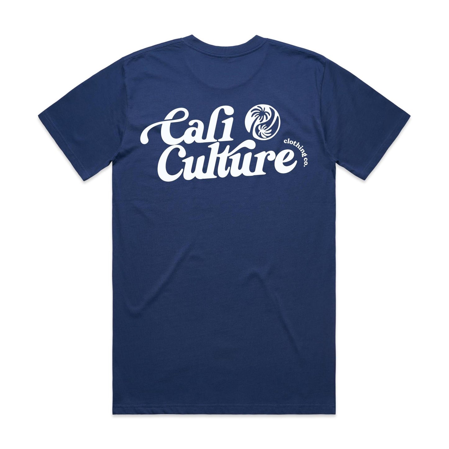 Blue Day Tee - Men's White Back Logo