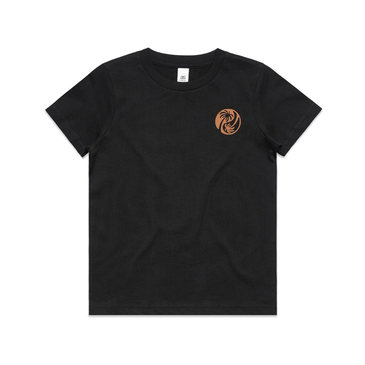 Youth Yin - Yang Palm Tee - Bronze Logo
