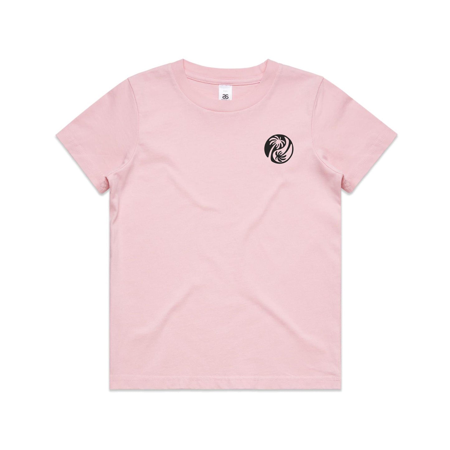 Youth Yin - Yang Palm Tee - Black Logo