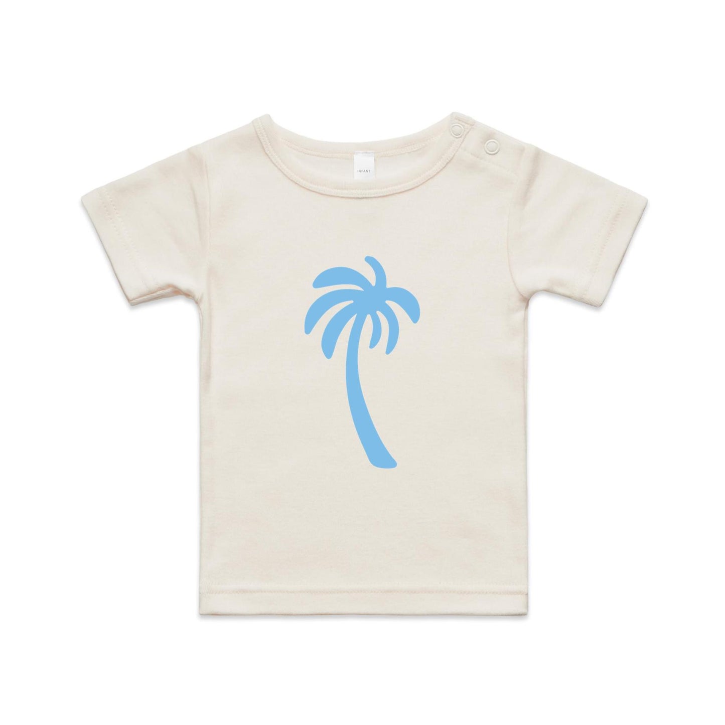 Mini Palm Tee - Blue Palm