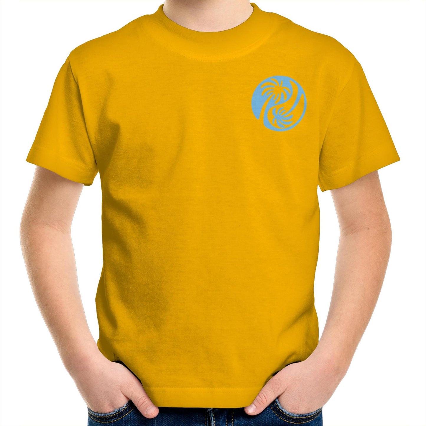 Cali Blue Ying Yang - Kids Tee