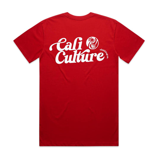 Red Day Tee - Men's White Back Logo