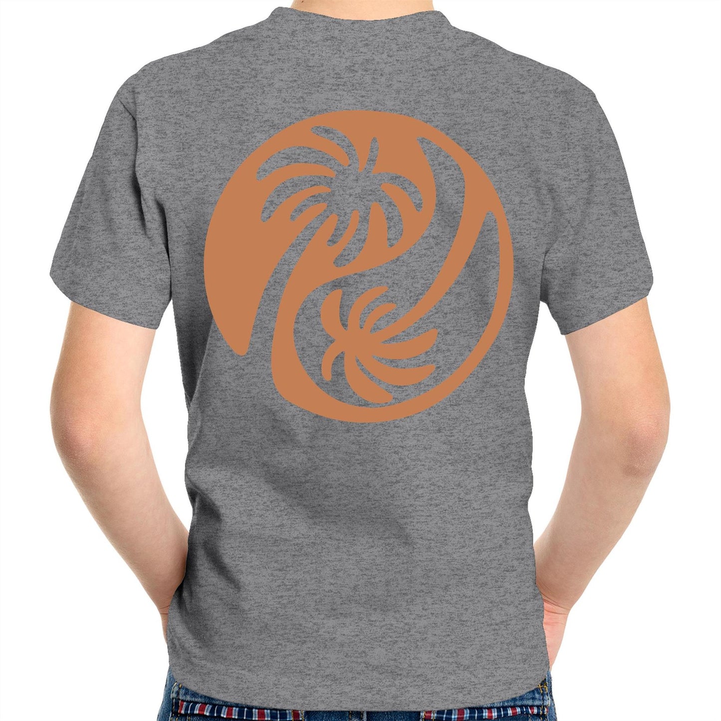 Kids Bronze Ying Yang - Kids Tee