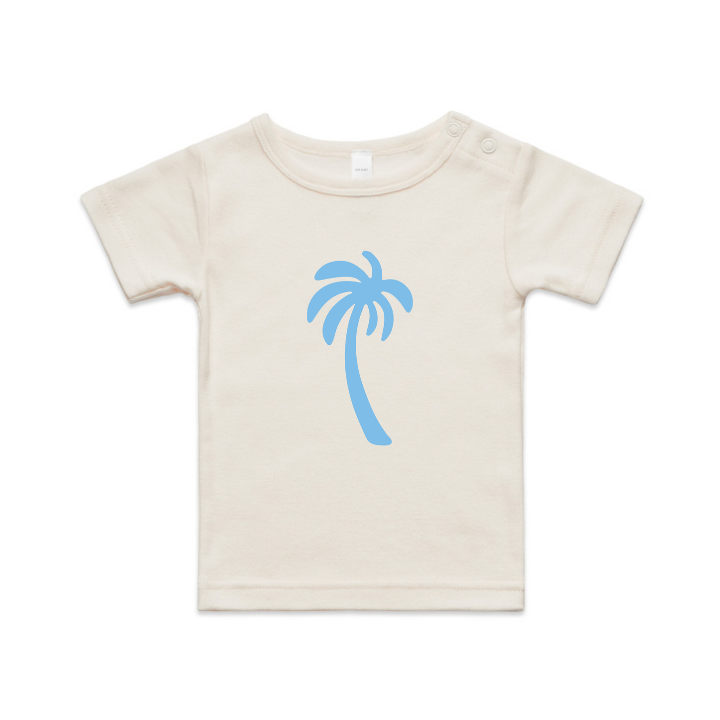 Mini Palm Tee - Blue Palm