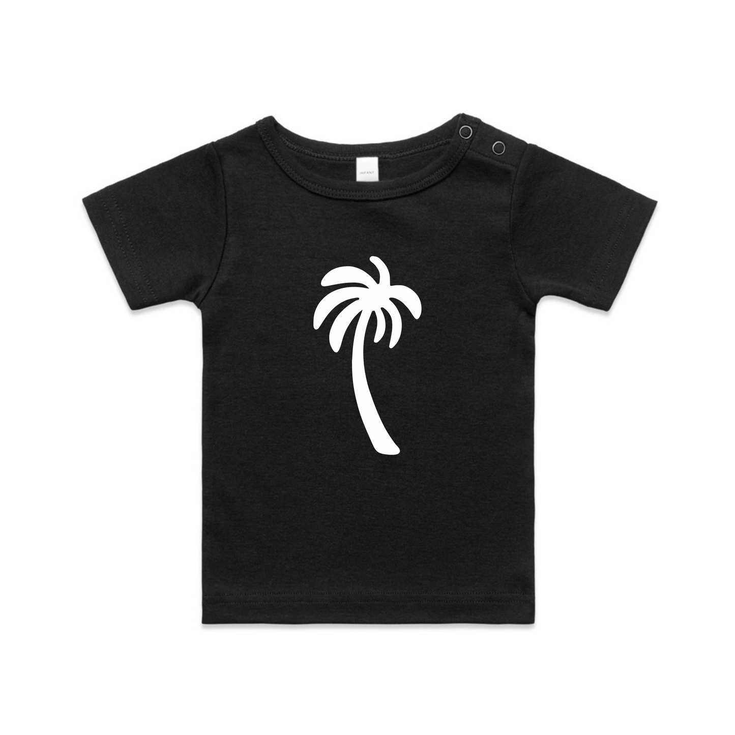 Mini Palm Tee - White Palm