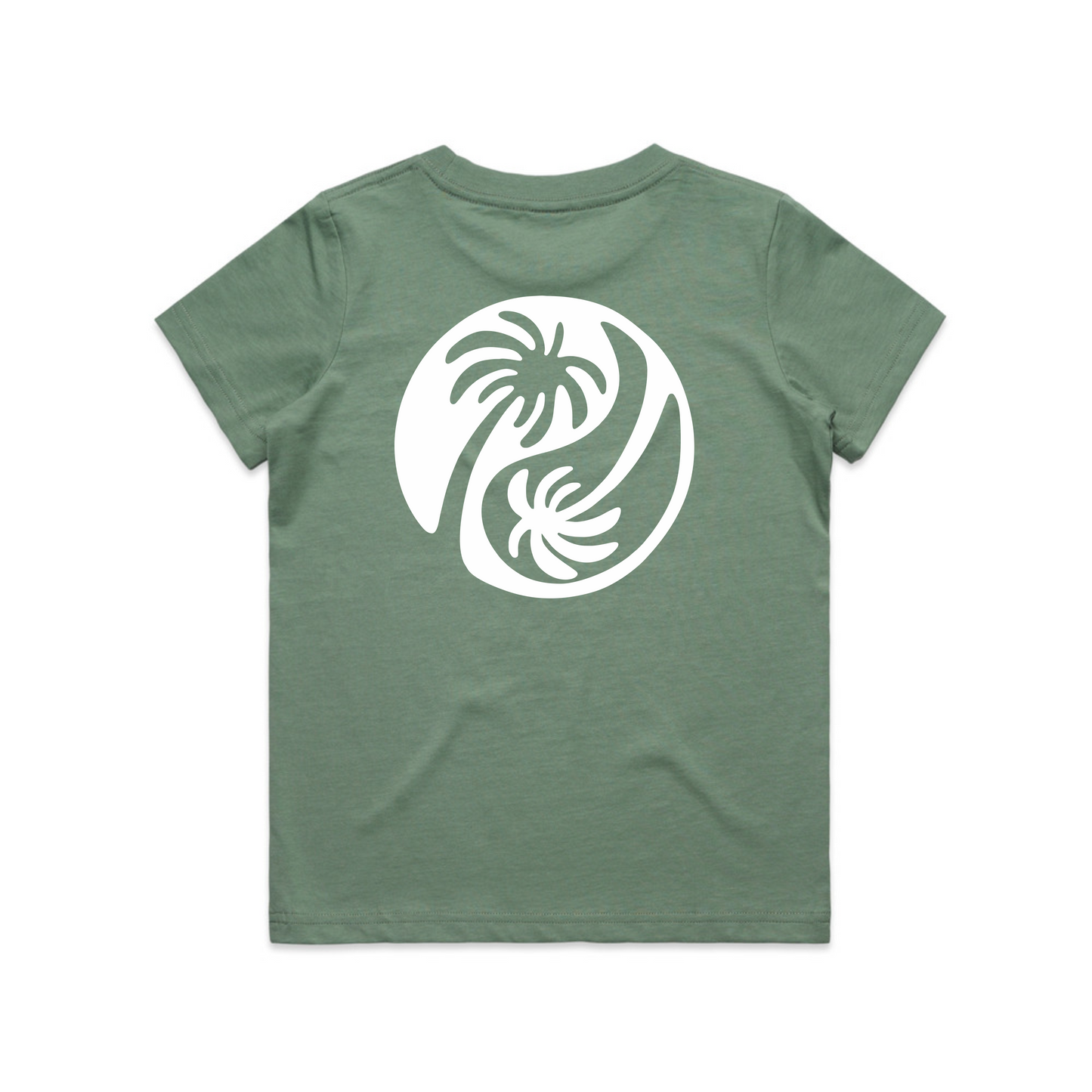 Kids White Yin-Yang Tee