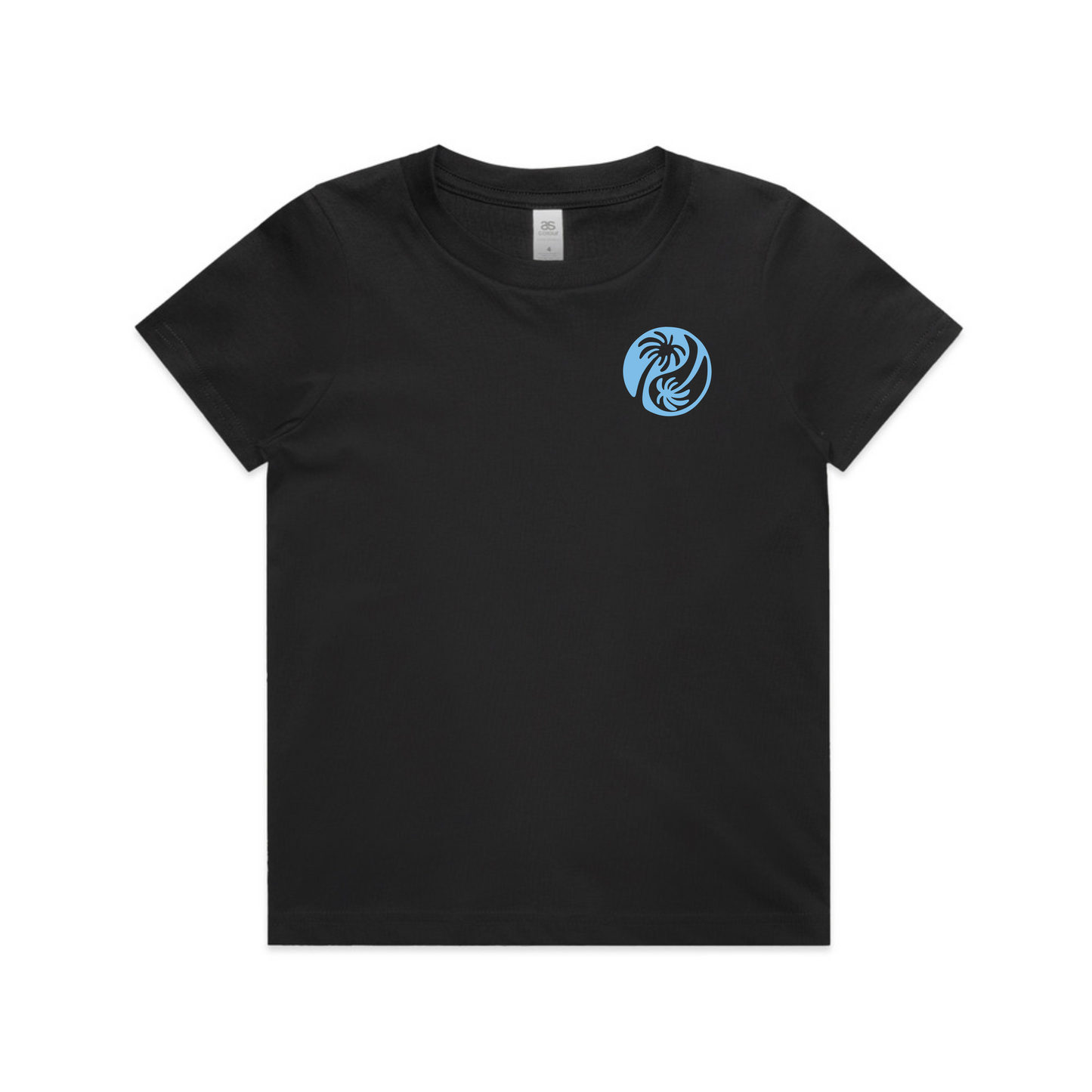 Kids Blue Yin-Yang Tee